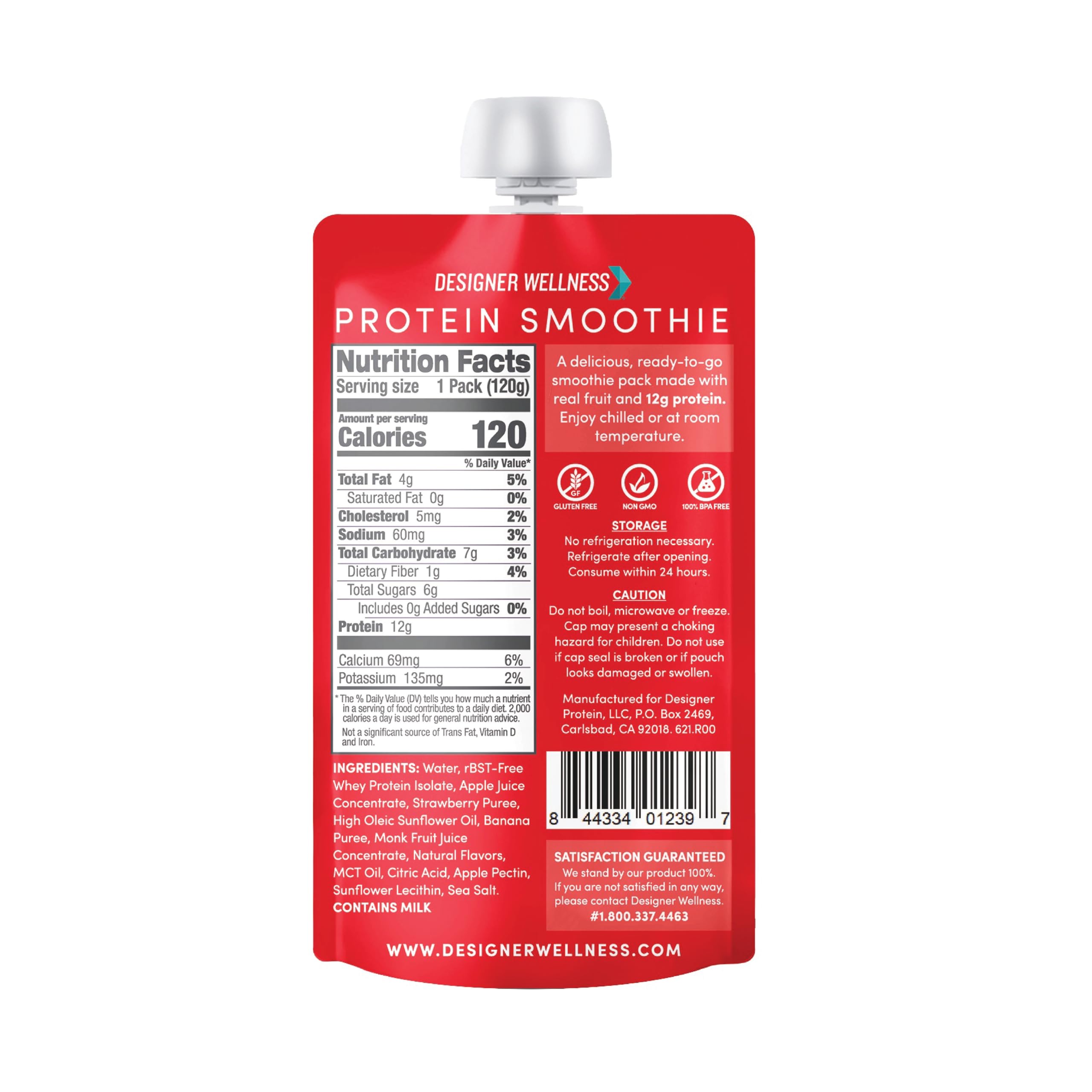 Designer Wellness primer plano de textura cremosa y aspecto apetecible