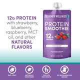 Designer Wellness textura cremosa del smoothie con puré de fruta real