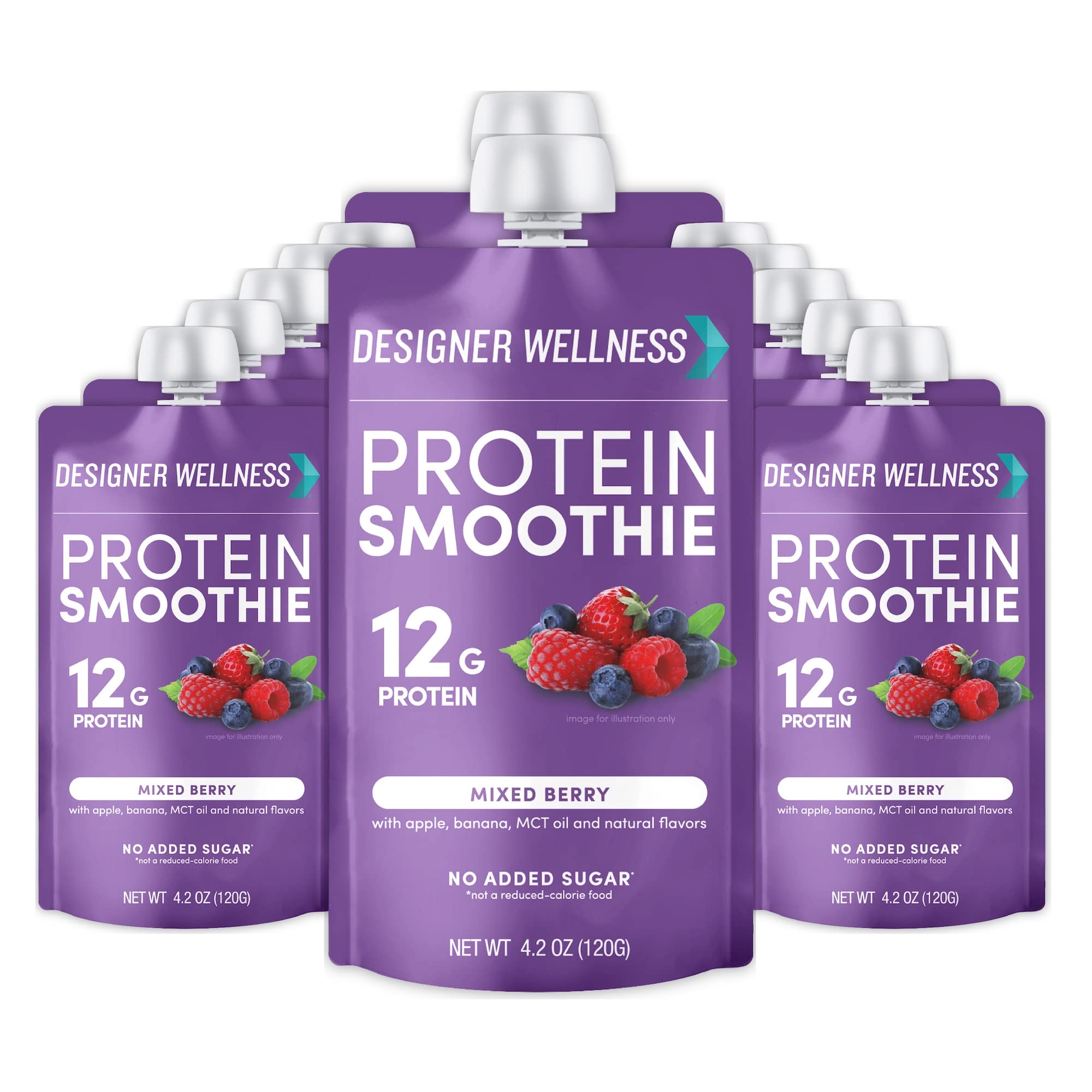 Designer Wellness frente del empaque Mixed Berry muestra conveniencia