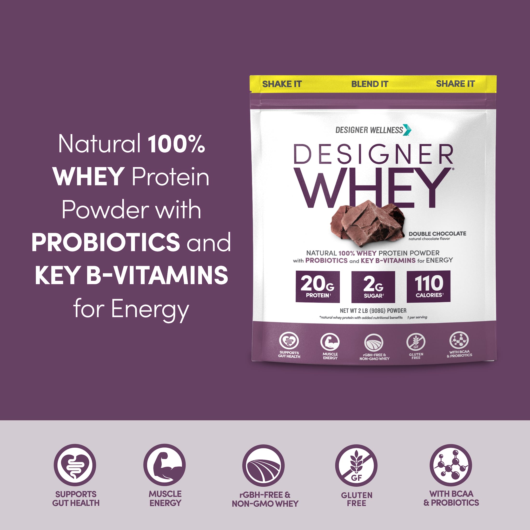 Designer Wellness textura del polvo en primer plano para mezcla suave y sin grumos