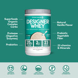 Designer Wellness verter batido en vaso listo para tomar y rápido