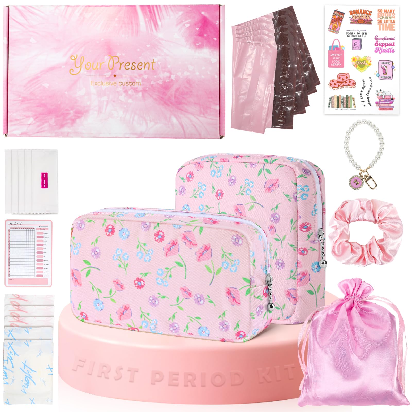 Desing Wish empaque frontal rosa floral que protege y acompaña