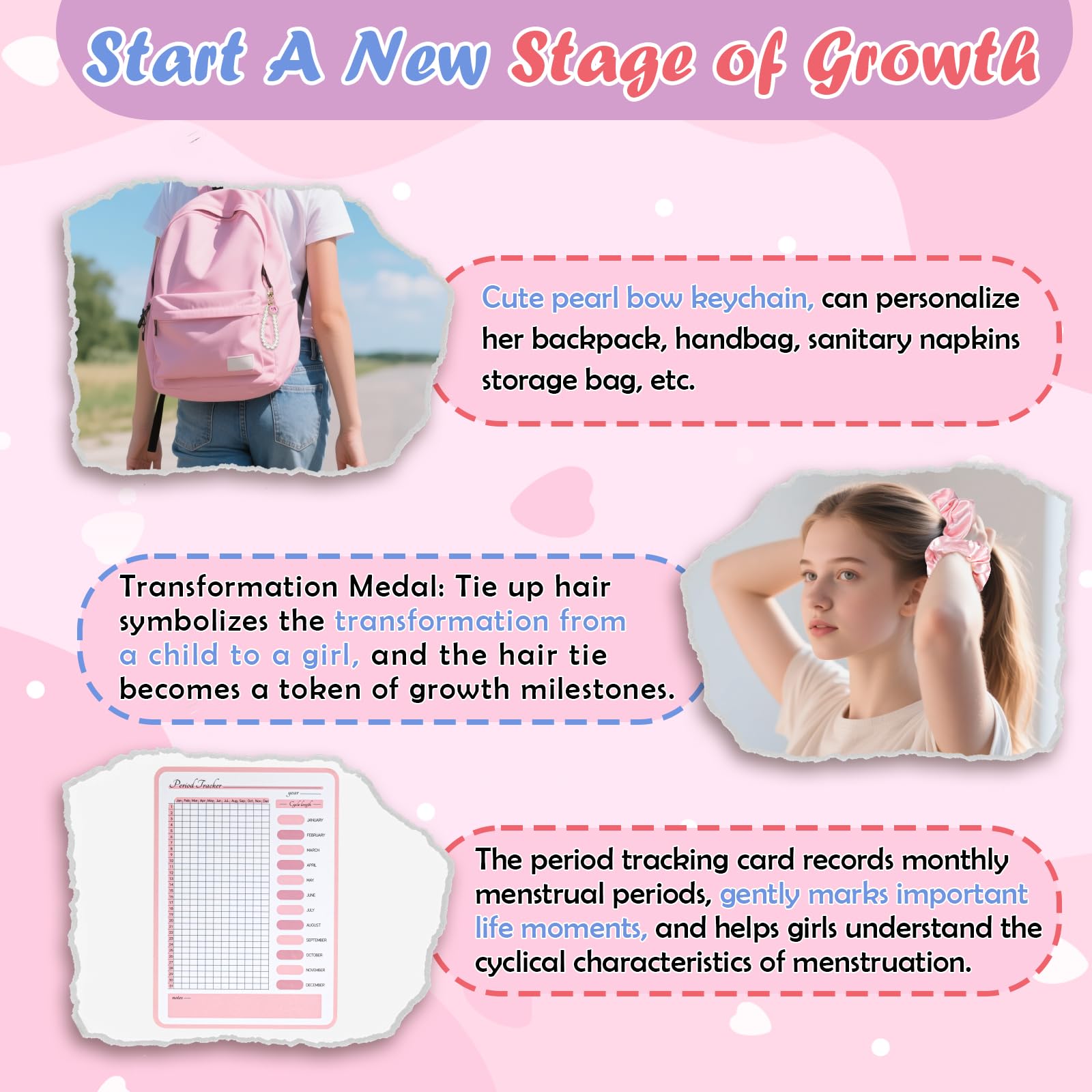 Desing Wish tarjeta de seguimiento menstrual para registrar fechas