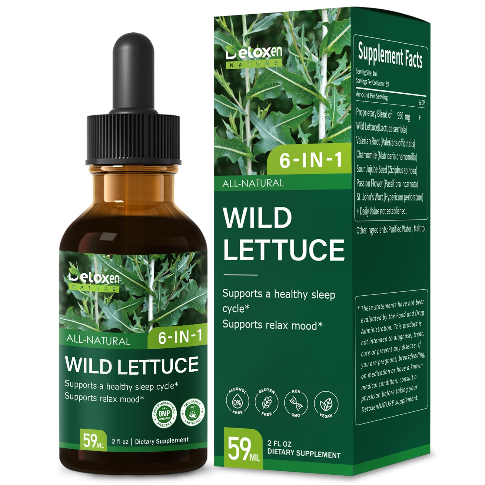 DetoxenNATURE frasco frontal mostrando la presentación y fácil uso