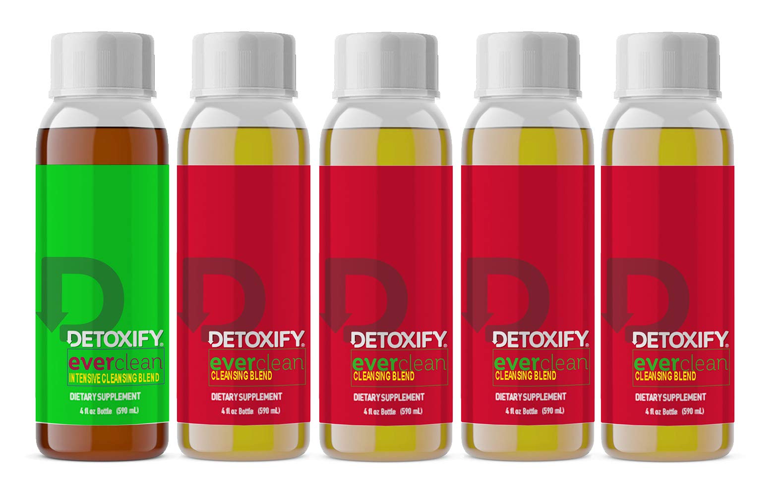 Detoxify detalle de la etiqueta y lista de ingredientes, facilita información clara