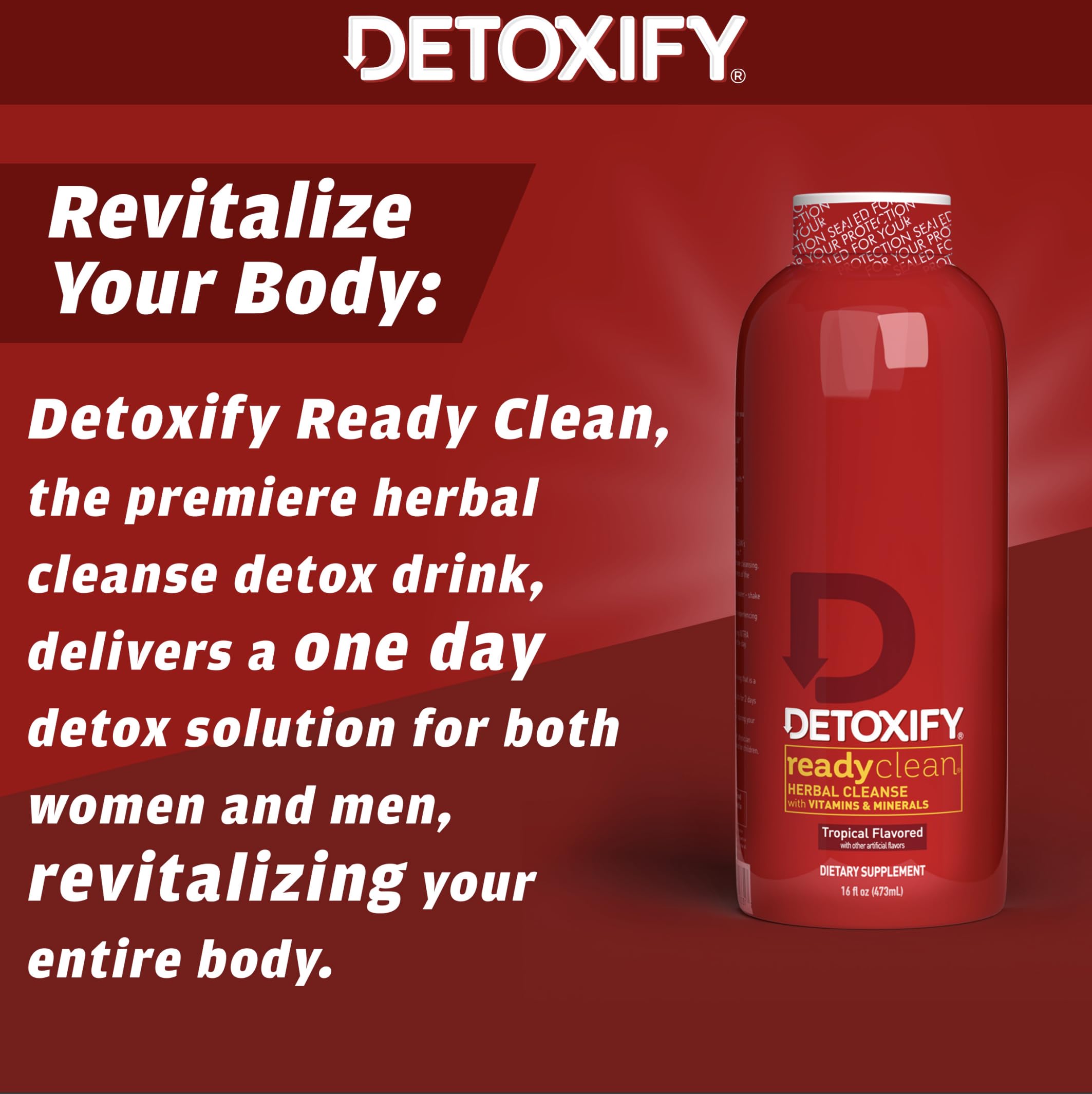 Detoxify close-up de textura líquida tropical, beneficio: apariencia apetecible