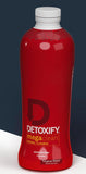 Detoxify textura del líquido tropical para apreciar color y consistencia refrescante