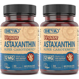 DEVA frasco frontal mostrando etiqueta y certificación vegana, imagen clara del producto
