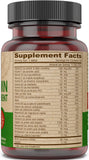 DEVA etiqueta con lista de vitaminas y minerales clave visibles