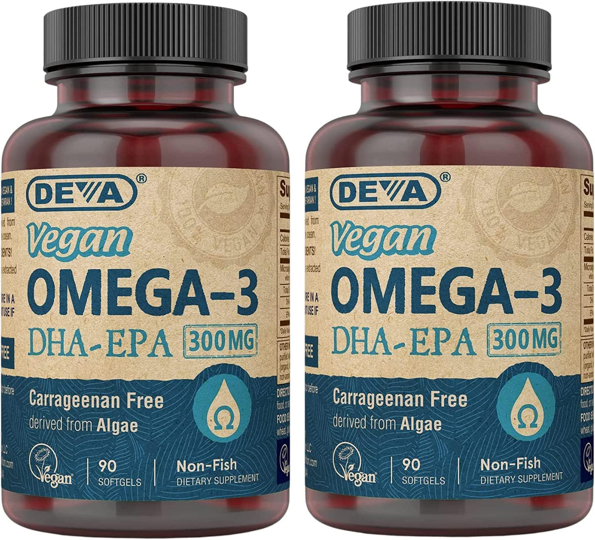 DEVA frasco frontal mostrando etiqueta y beneficios veganos