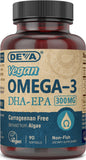 DEVA frente del envase mostrando la marca y beneficios veganos