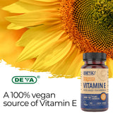 DEVA cápsula de celulosa vegetal, material 100% vegetal y libre de alérgenos