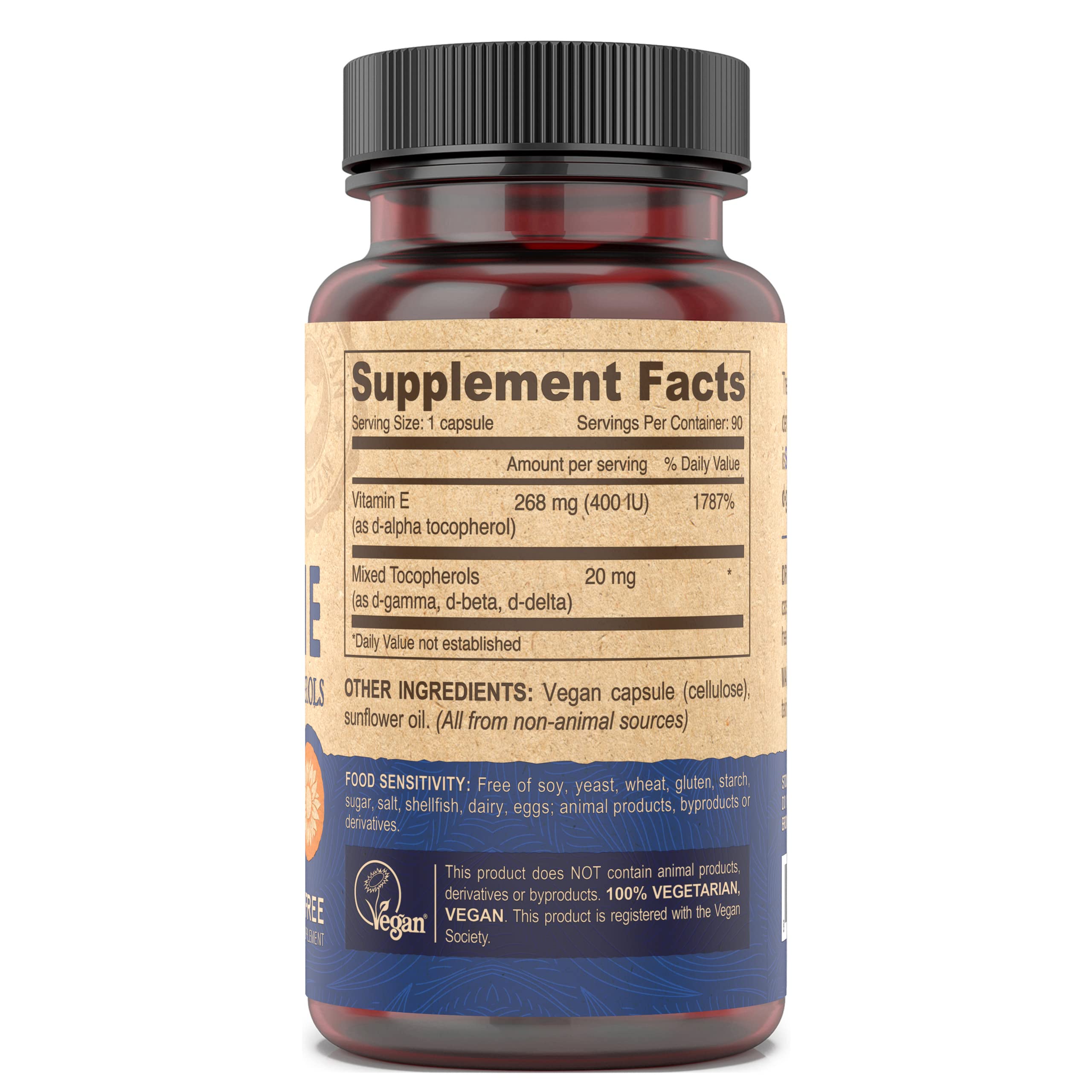DEVA gotas de aceite de girasol, fuente natural no-GMO y base antioxidante