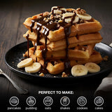 Devotion Nutrition pancakes proteicos apilados, opción alta en proteína