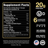 Devotion Nutrition polvo en cuchara, textura fina y mezclable