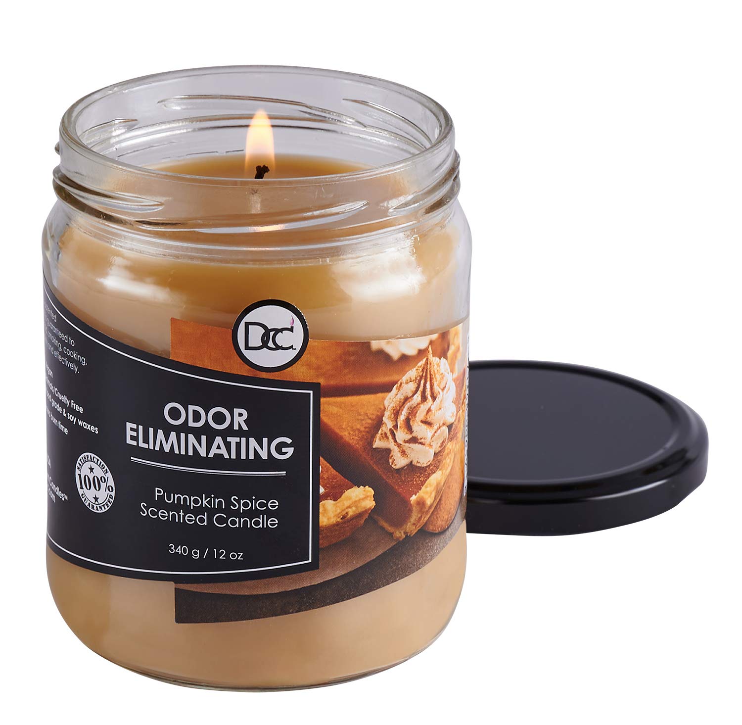 Dianne's Custom Candles textura de cera premium revela mezcla vegetal y calidad