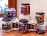 Dianne's Custom Candles empaque artesanal listo para regalo con presentación cuidada