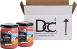 Dianne's Custom Candles primer plano de la cera muestra textura y calidad natural