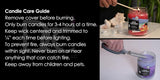Dianne's Custom Candles vela en cocina mostrando eliminación de olores tras cocinar