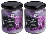 Dianne's Custom Candles frente del empaque mostrando aroma lilac blossom y acabado premium
