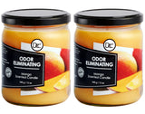 Dianne's Custom Candles pack frontal mostrando diseño y aroma mango