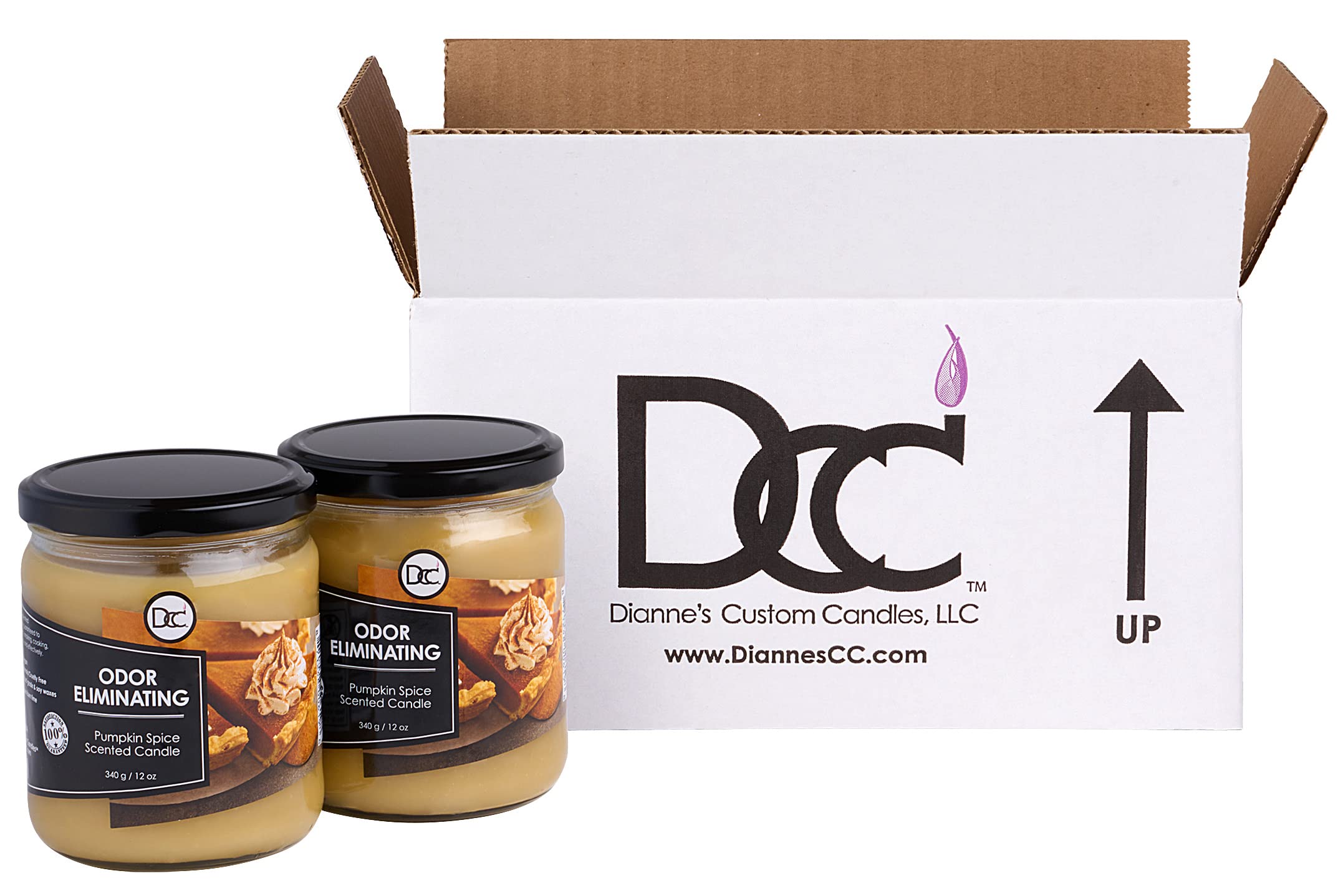Dianne's Custom Candles textura de la cera premium soja con aspecto cremoso y pura fragancia