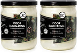 Dianne's Custom Candles vista frontal pack dos vela elimina olores