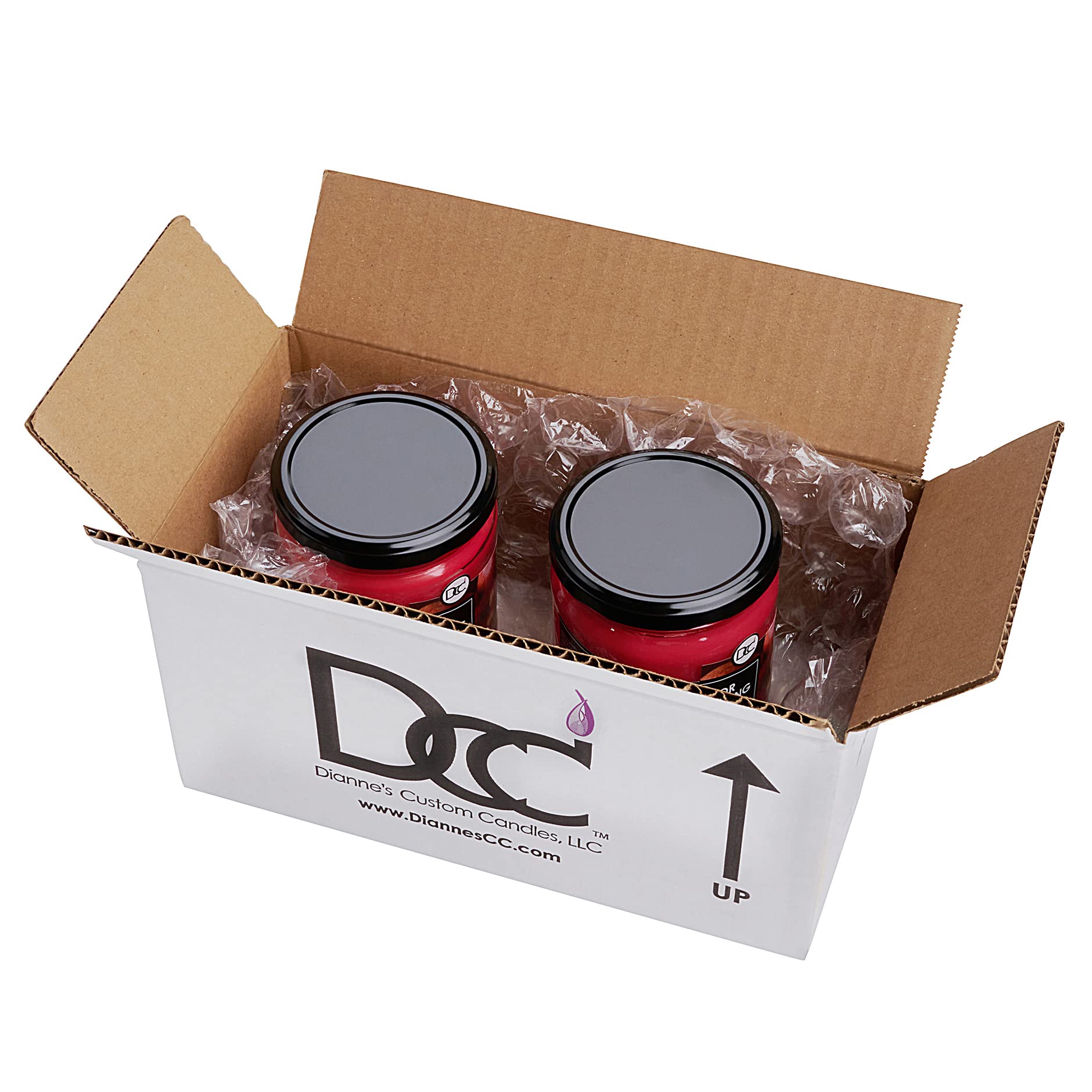 Dianne's Custom Candles ambiente otoñal evocando fragancia McIntosh Apple fresca