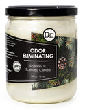 Dianne's Custom Candles vela Siberian Fir frontal mostrando diseño y tamaño, aroma purificante
