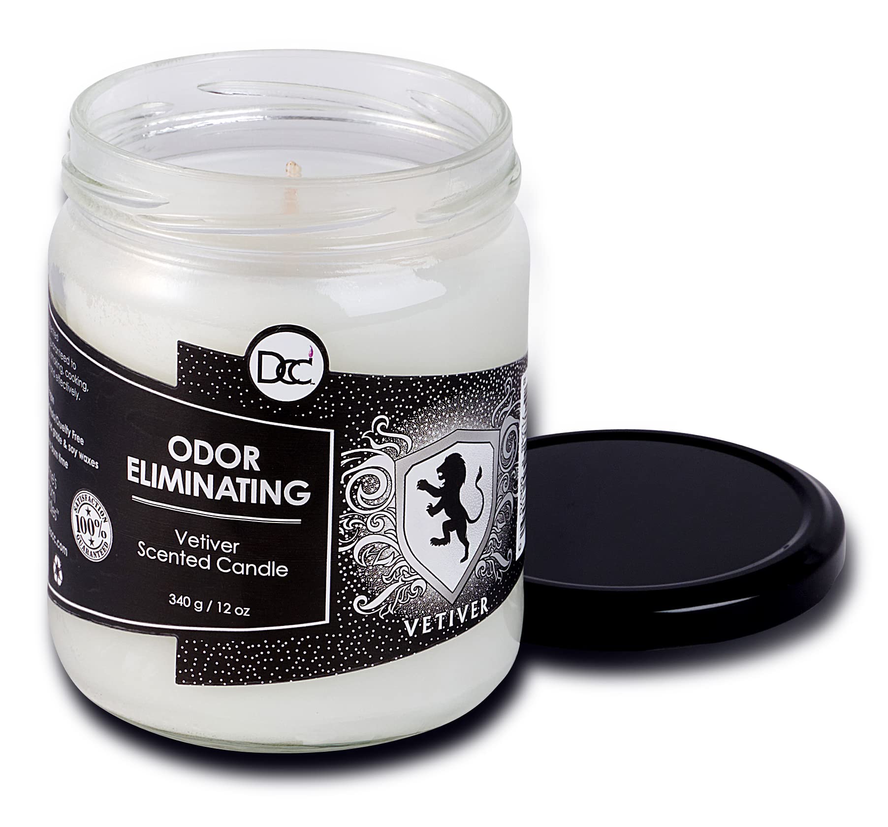 Dianne's Custom Candles textura de la cera vetiver para combustión uniforme y aroma duradero
