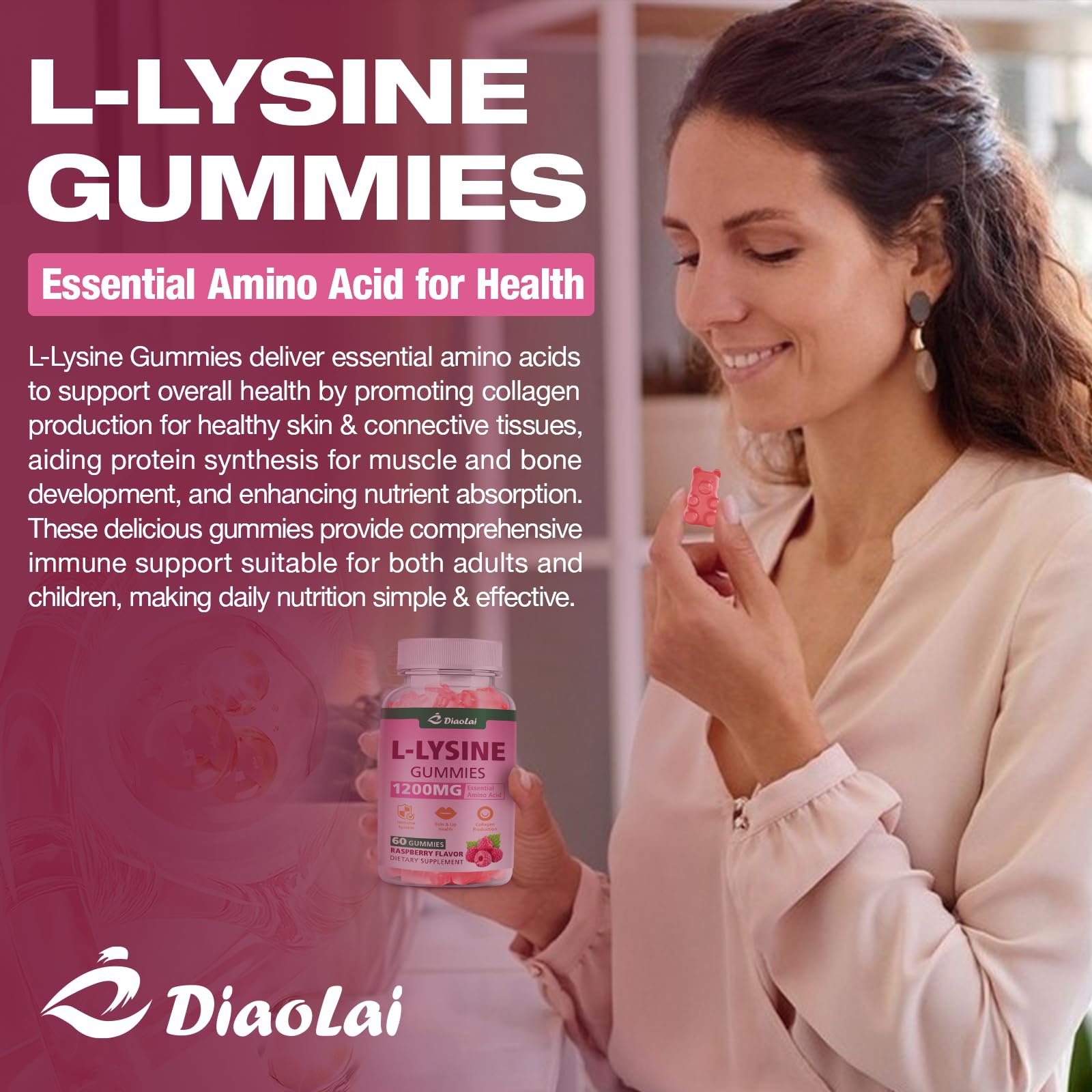 DIAOLAI etiqueta con información nutricional y dosis clara