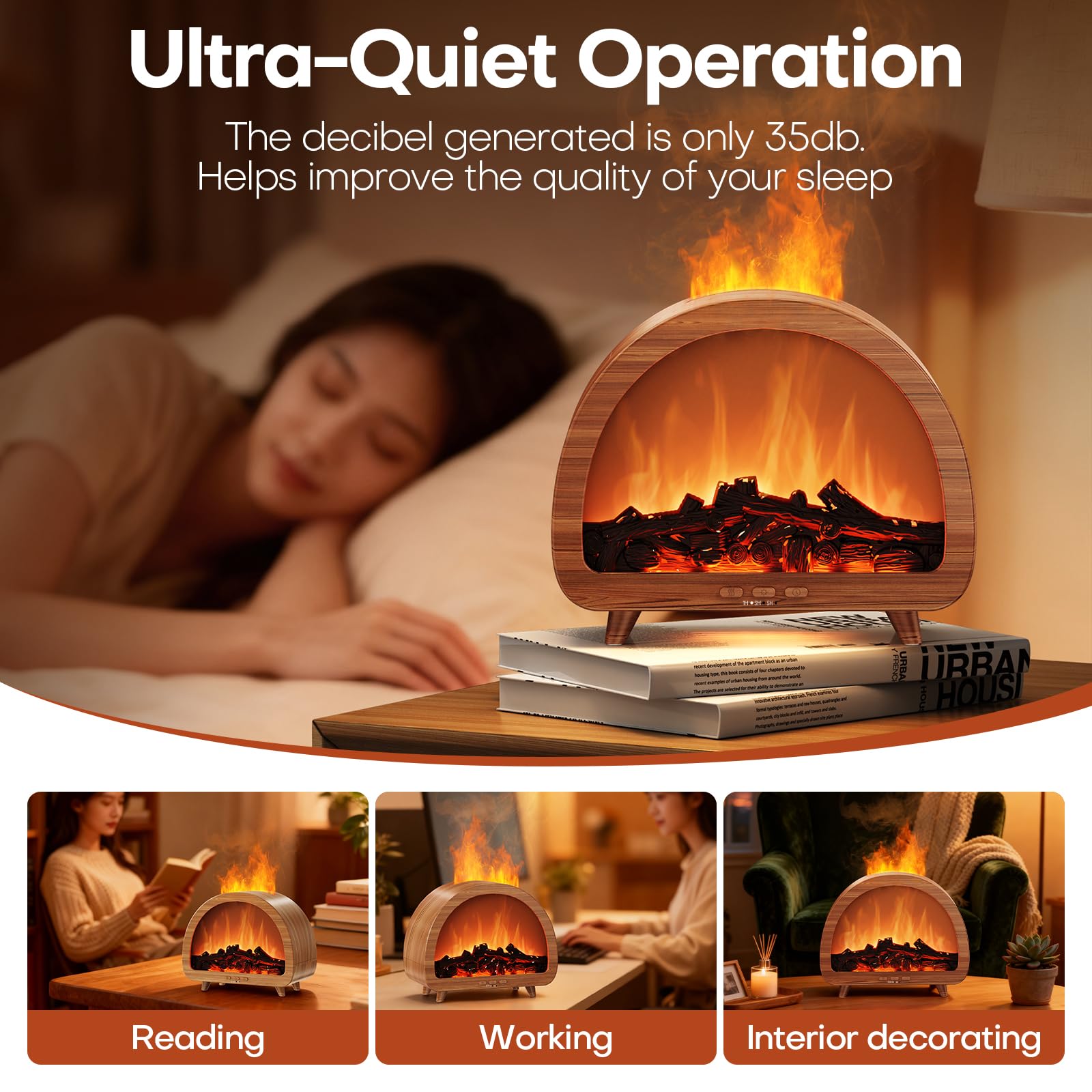Diffuserlove colocado en escritorio generando aroma y calma