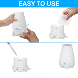 Diffuserlove etiqueta con instrucciones visibles, facilita uso y mantenimiento
