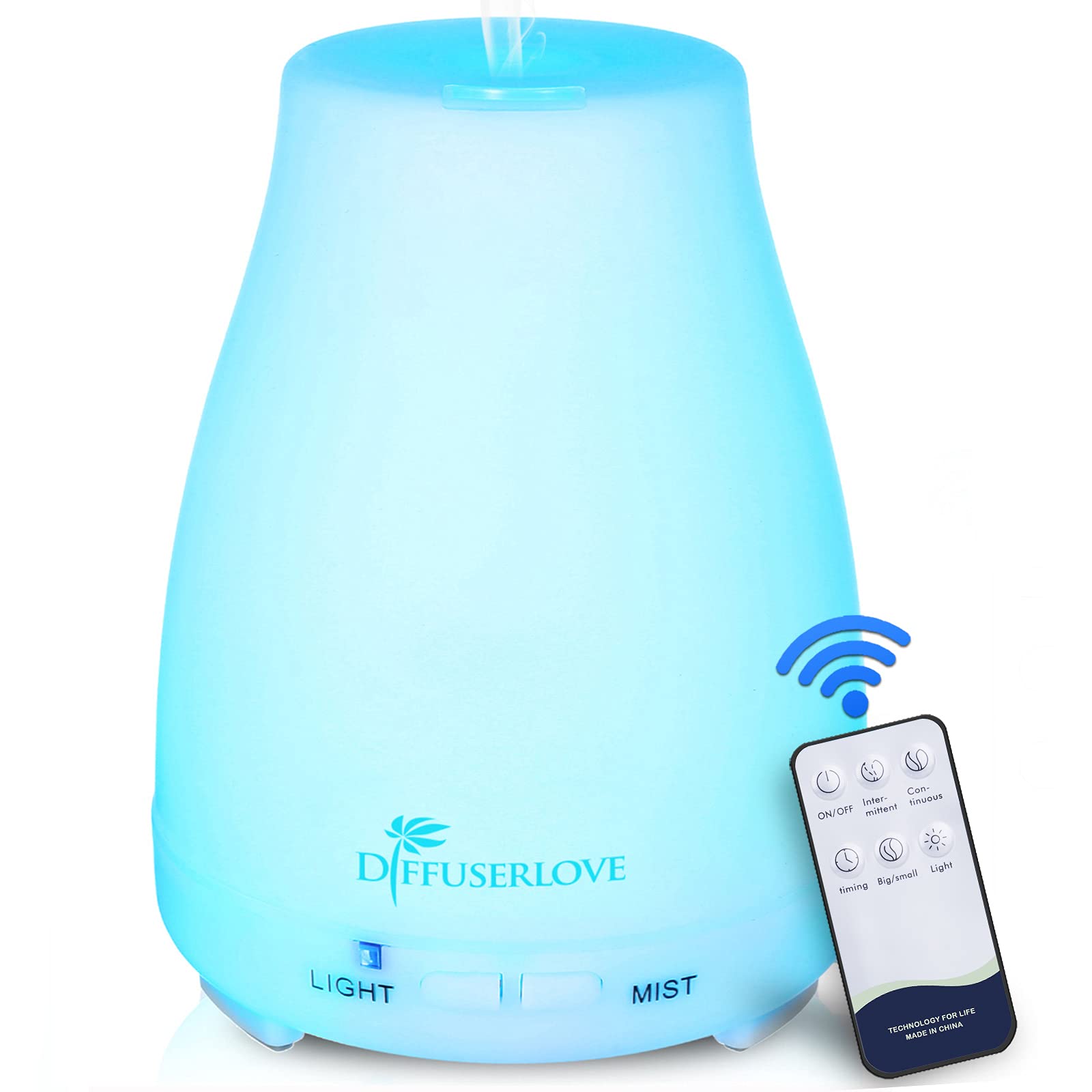Diffuserlove vista frontal mostrando diseño elegante y beneficio relajante
