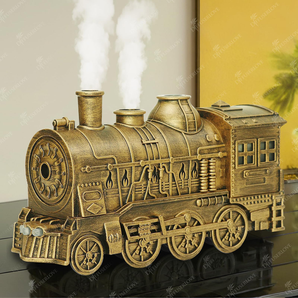Diffuserlove vista frontal del difusor tren con aspecto elegante y función decorativa