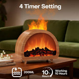 Diffuserlove luces LED multicolor indicando opciones de ambiente