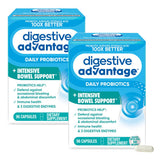 Digestive Advantage frente del envase mostrando presentación y duración