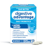Digestive Advantage frente del empaque mostrando contenido y beneficios