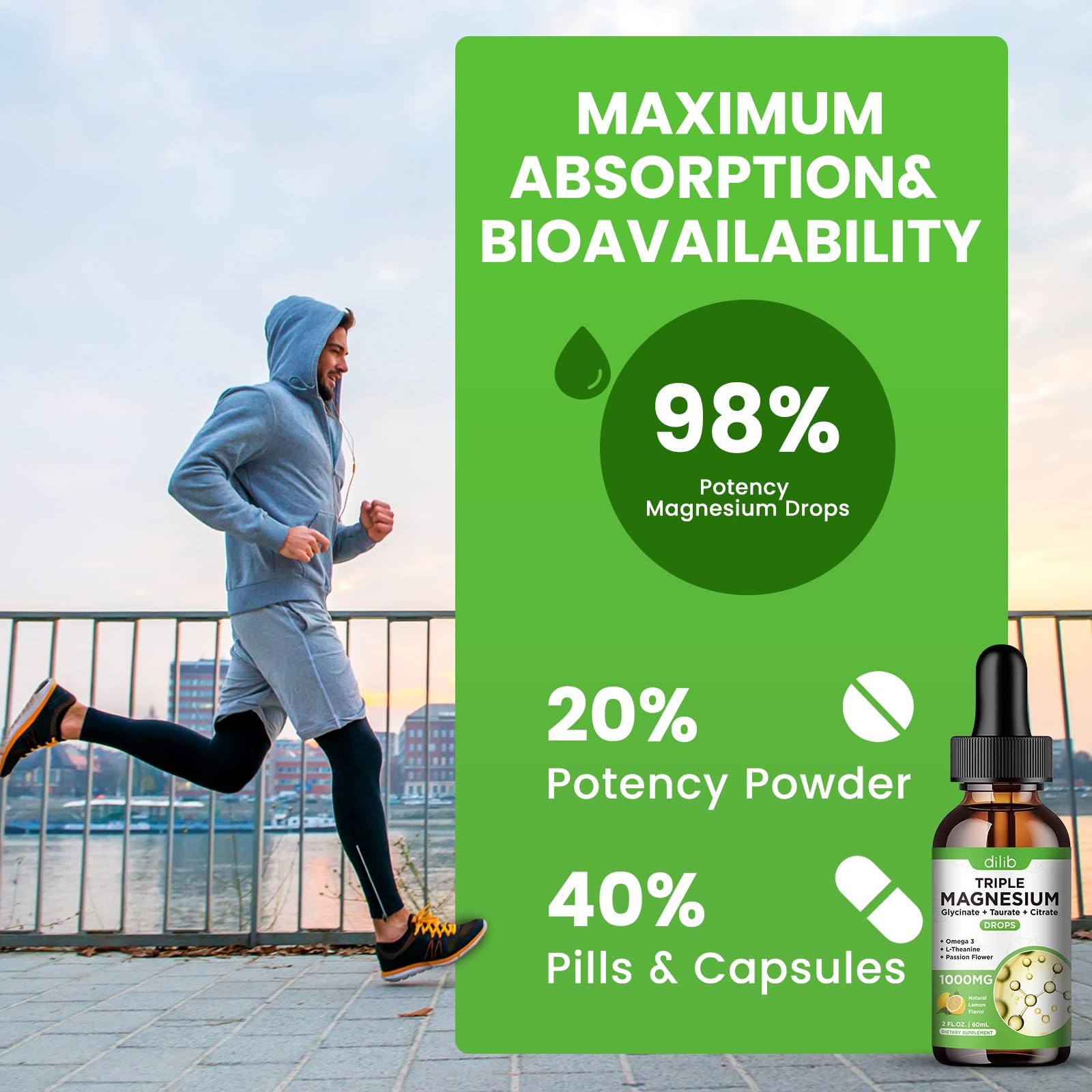 dilib etiqueta de ingredientes con lista visible y transparencia