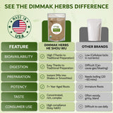 Dimmak Herbs detalle de raíz curada mostrando procedencia y pureza