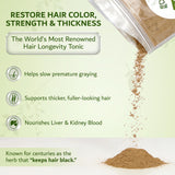Dimmak Herbs polvo mezclado en smoothie para uso diario saludable