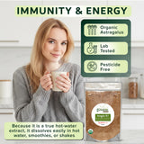 Dimmak Herbs polvo disuelto en taza caliente listo como té instantáneo