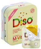 DISO tiras en bolso de viaje, solución práctica sin agua para estilos activos