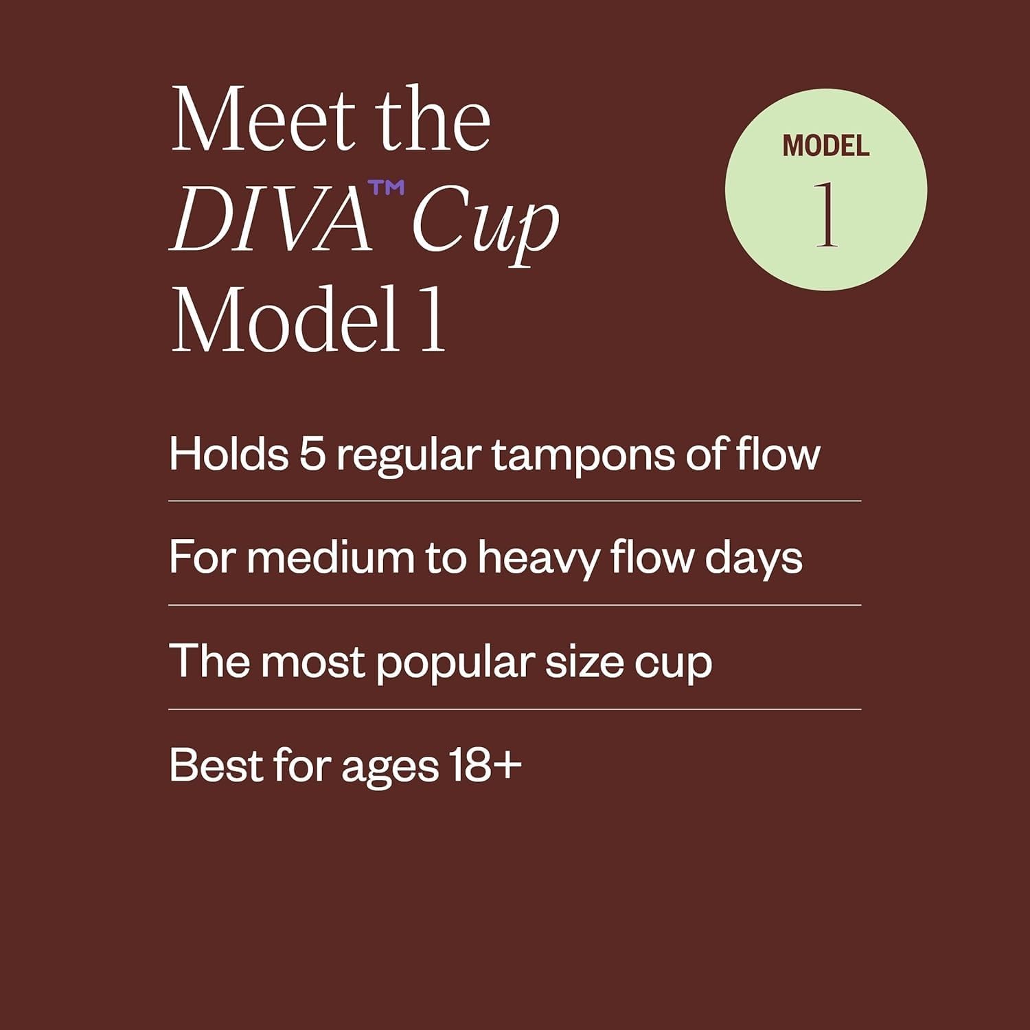 DIVA visual de capacidad que ilustra equivalencia a cinco tampones