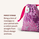 DIVA funda floral con cordones para transporte seguro y ventilado