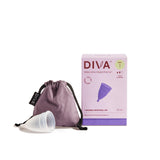 DivaCup detalle de la textura de silicona médica, suave y duradera para mayor seguridad