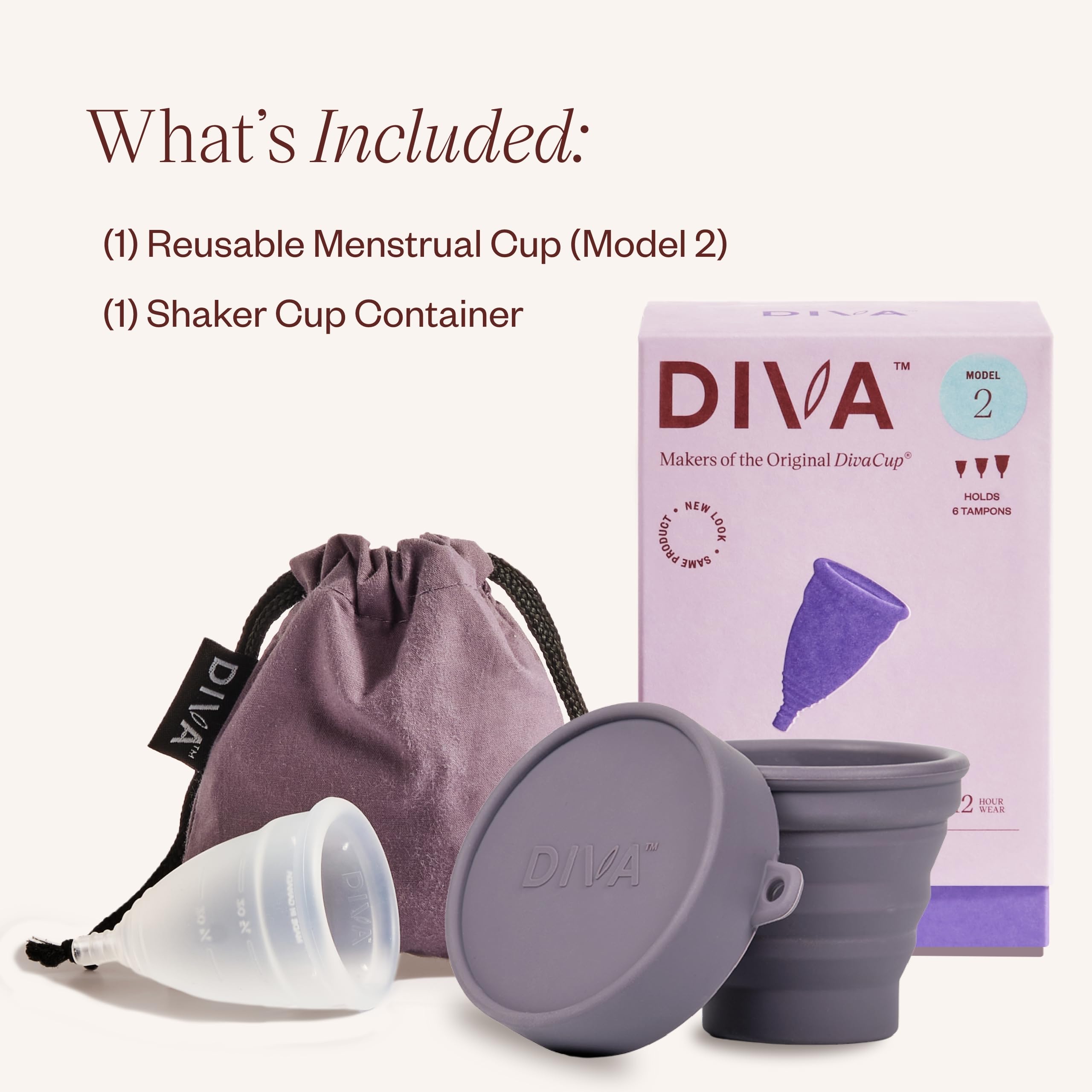DivaCup detalle de la silicona médica sin tintes, segura y durable
