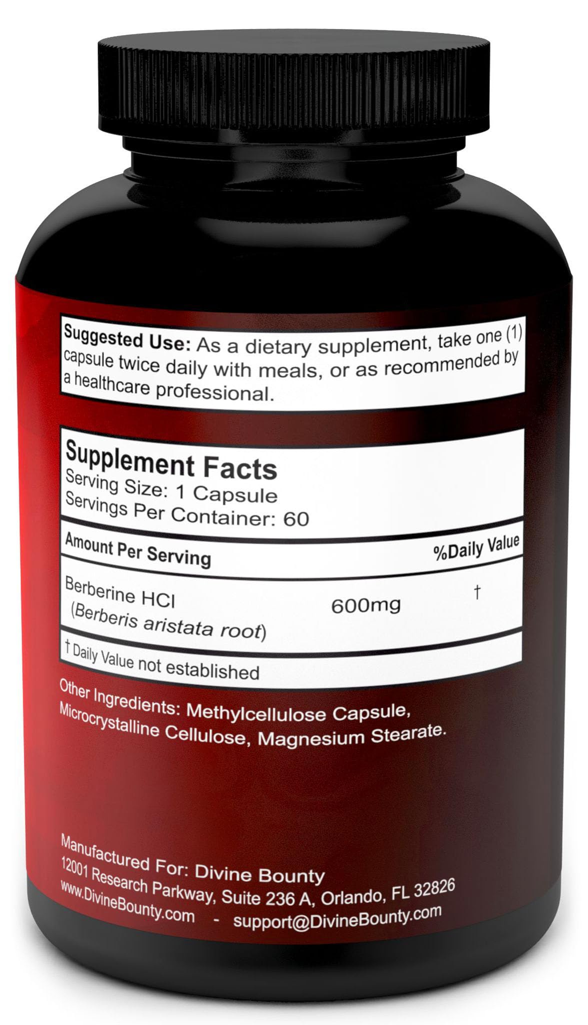 Divine Bounty cápsula detalle de textura vegetal y aspecto puro sin aditivos