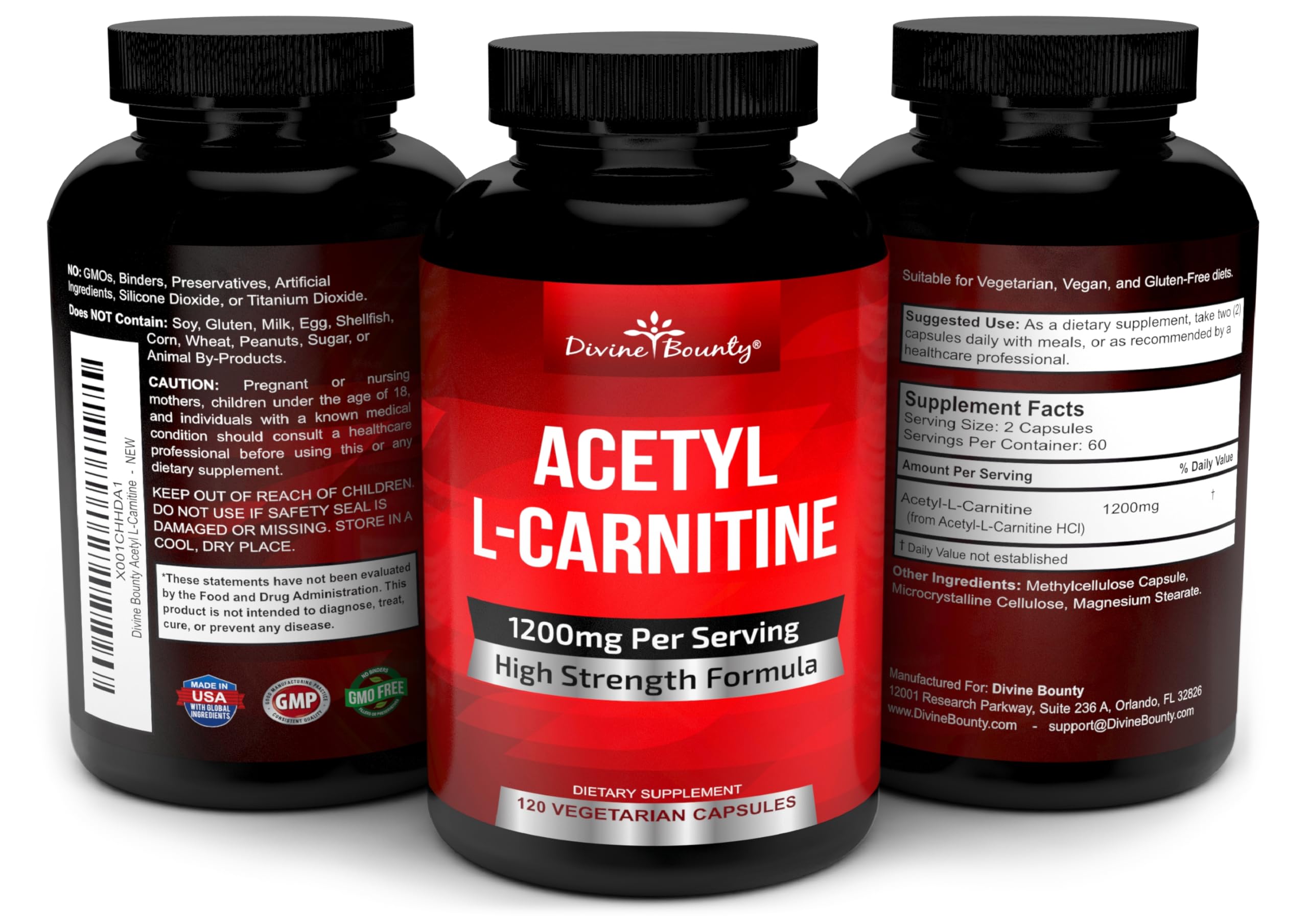 Divine Bounty producto en entorno de entrenamiento subrayando utilidad diaria