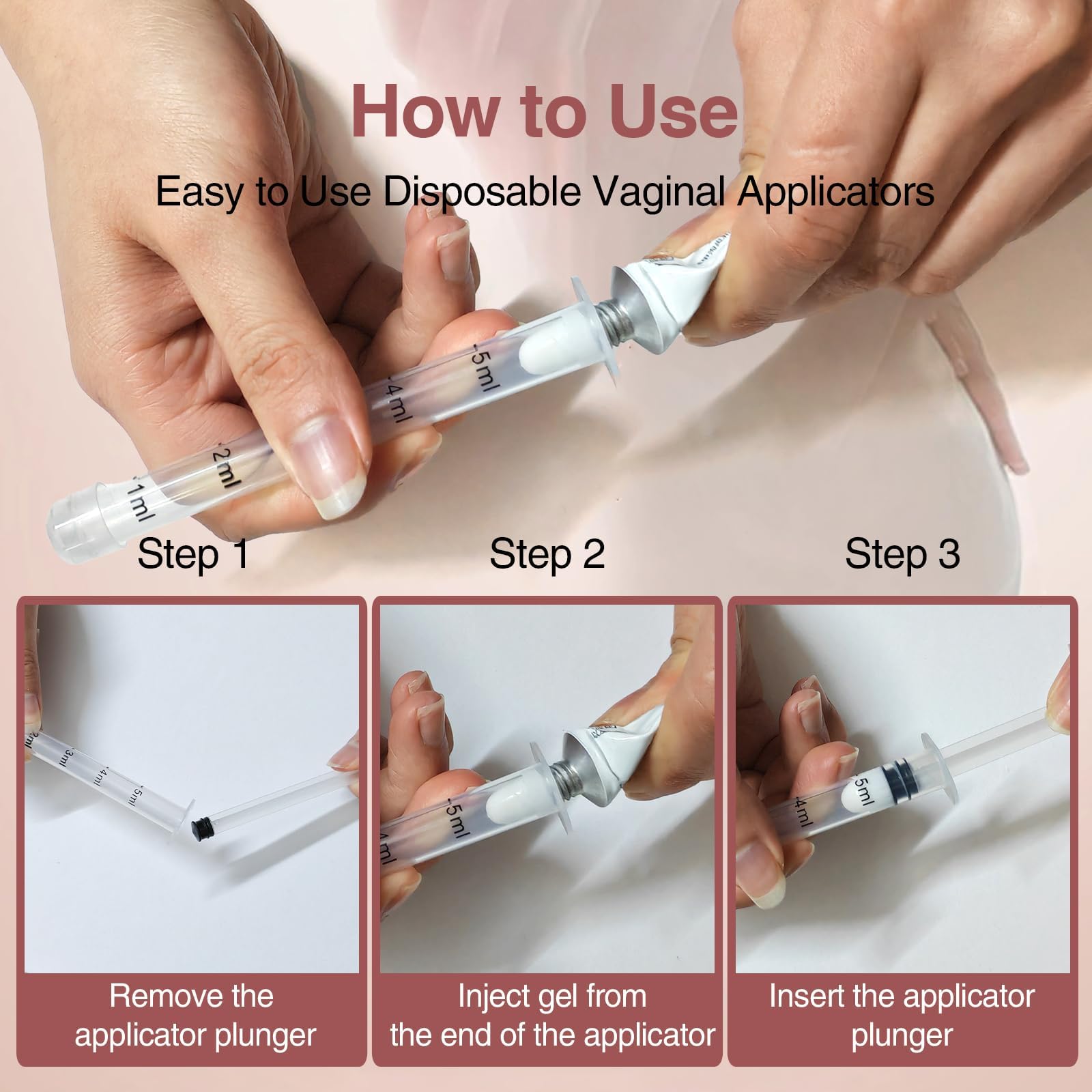 Dizzily aplicadores en ambiente de baño listos para aplicación íntima cómoda